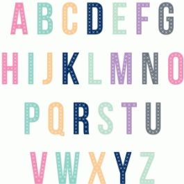 cross stitch alphabet