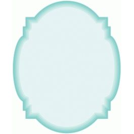 nested fancy deco oval shapes