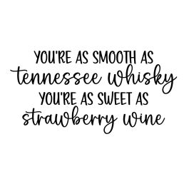 tennessee whisky lyrics cut file svg|D-1243665
