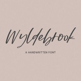 Wyldebrook Script Font