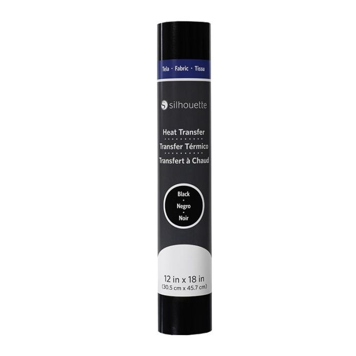 Fabric Heat Transfer - Black|HEAT-12FB-BLK