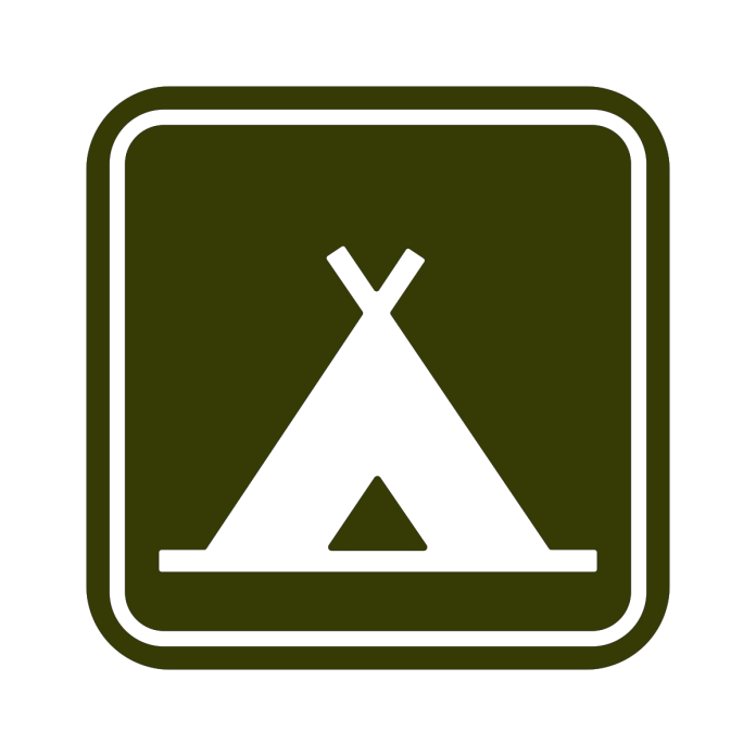 Camping fashion Sign