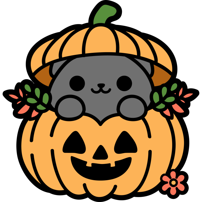 Cat pumpkin best sale