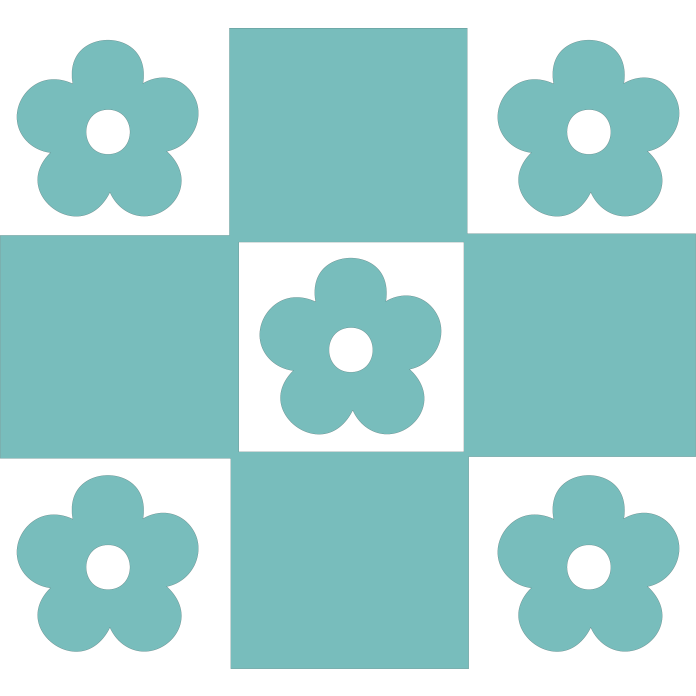 Flower Checkerboard