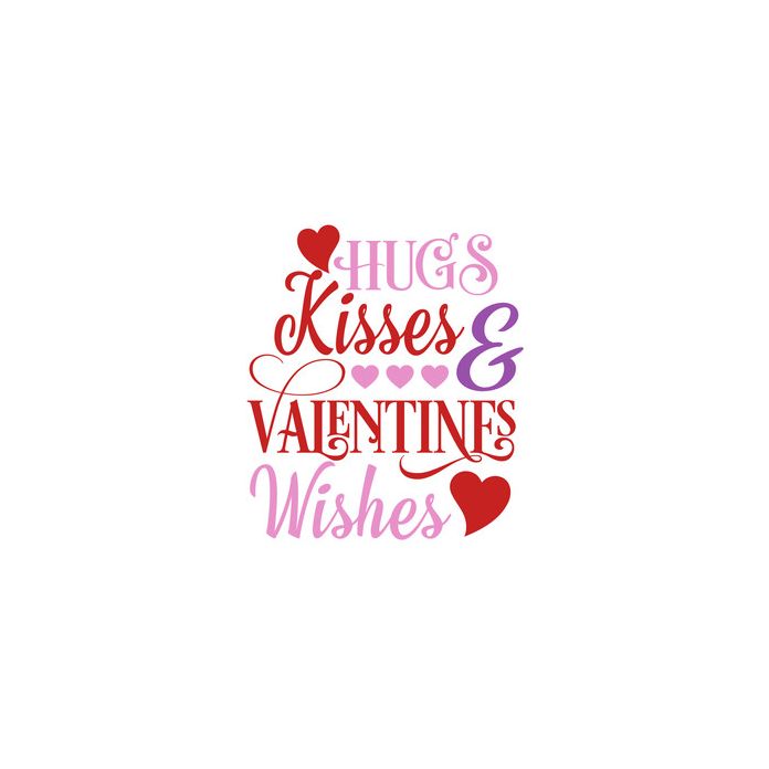 Hugs Kisses And Valentines Wishes