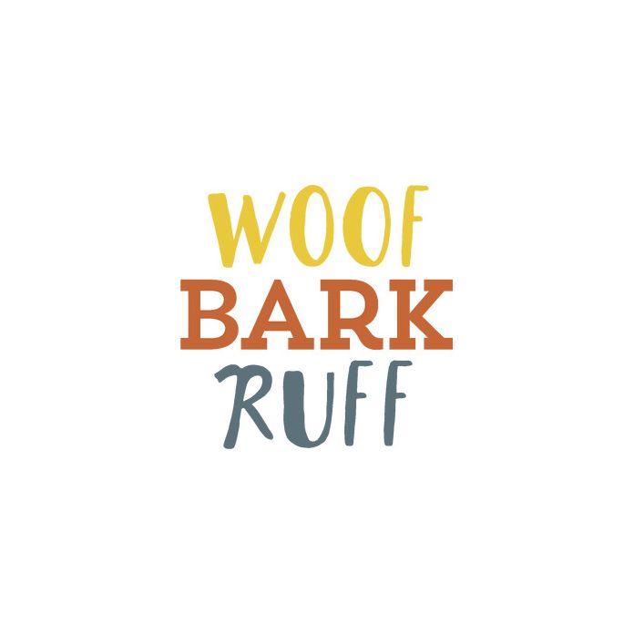 woof, bark, ruff