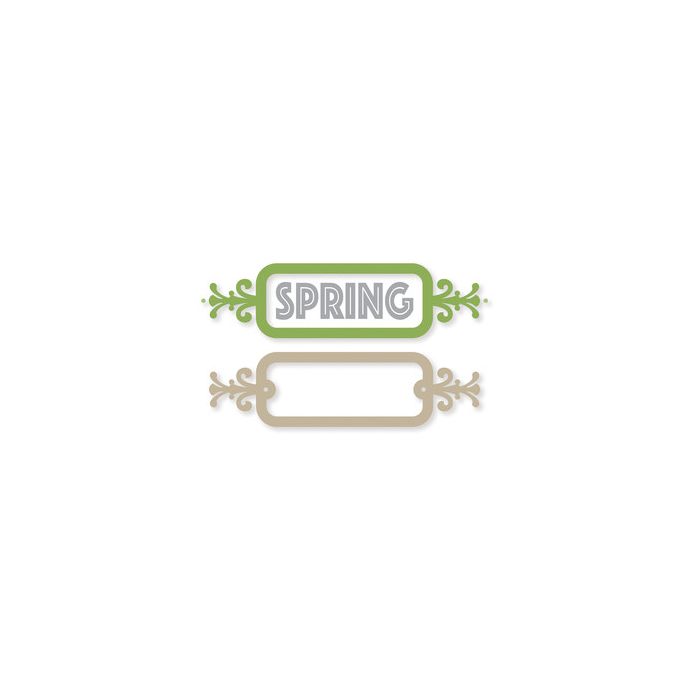 Spring Fancy Word fancy spring bookplate