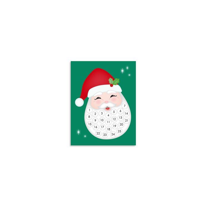 santa beard advent calendar