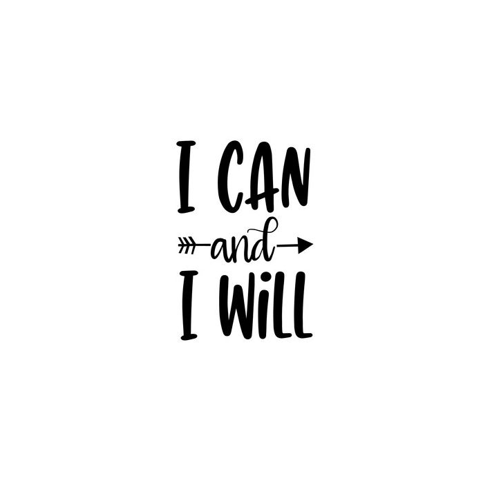 i can and i will arrow quote