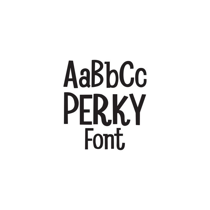 perky font