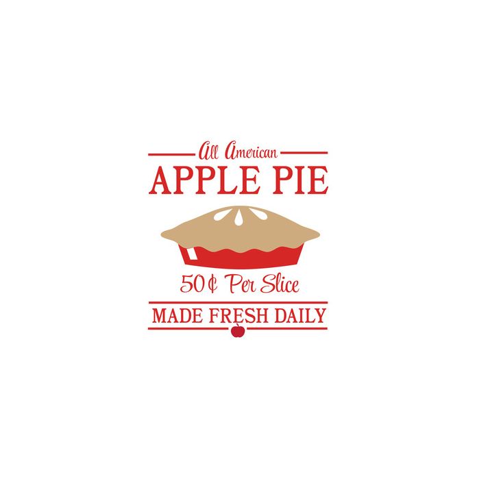 apple pie sign