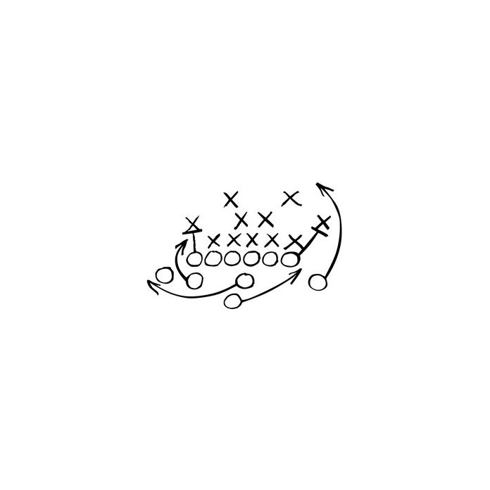 football play drawing