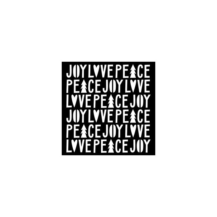 joy love peace stencil