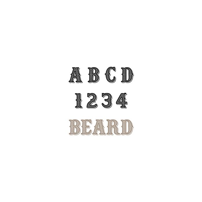 beard font