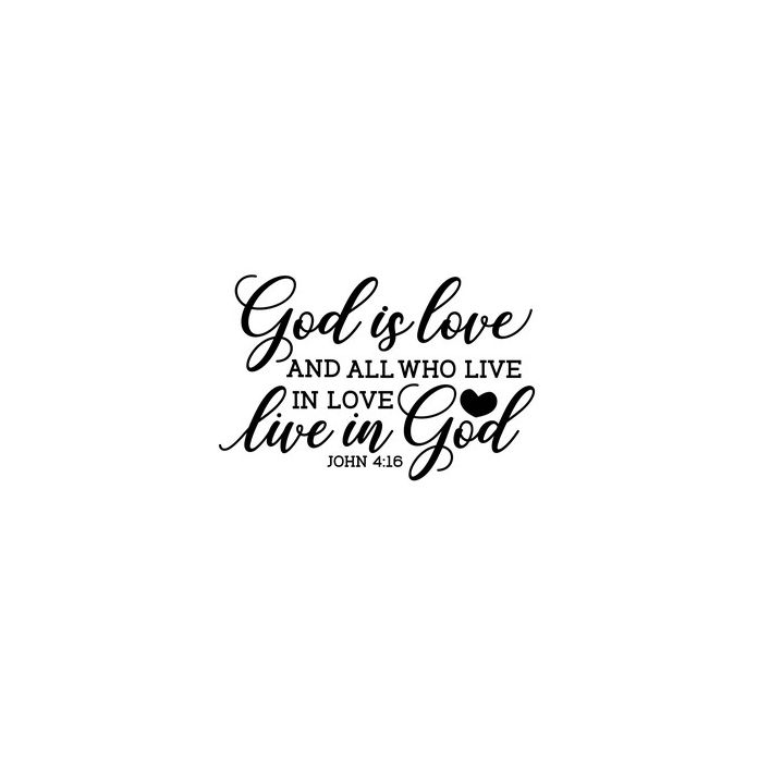 god is love - faith design