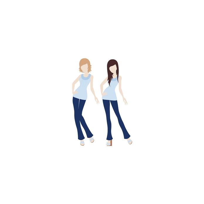 Emma Paper Doll Clothes Set 1 (for Emma Paper Doll)