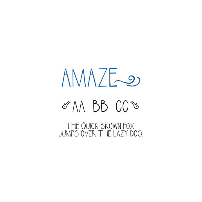 Amaze Script Font Letter R cg amaze font