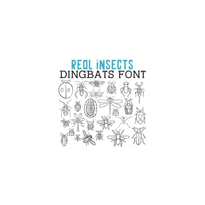 cg real insects dingbats