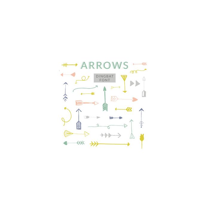 arrows dingbat font