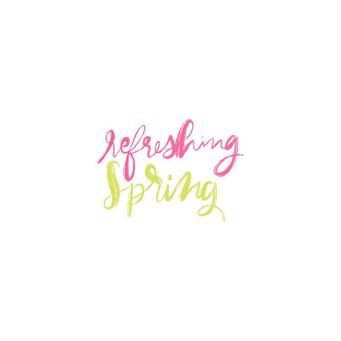 Refreshing Word Graphics refreshing spring word art