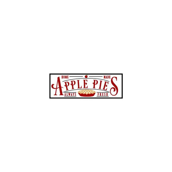 home made apple pies sign