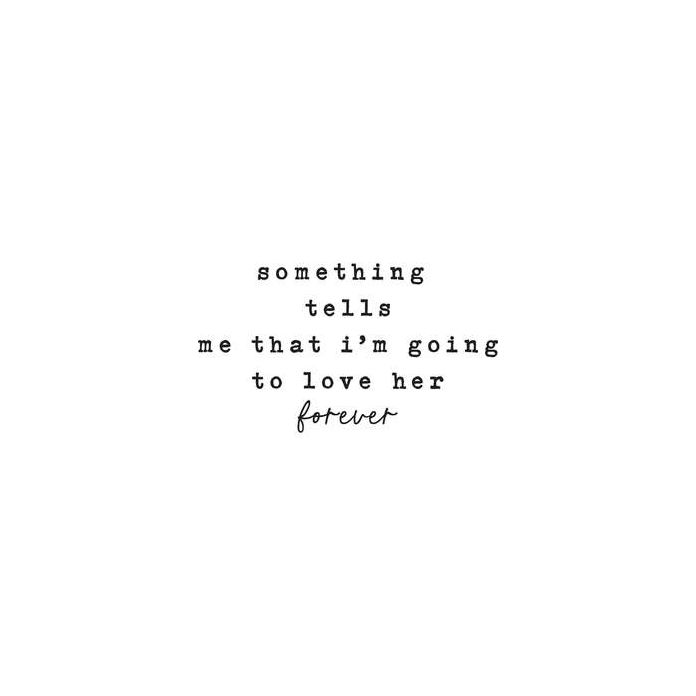 something tells me phrase