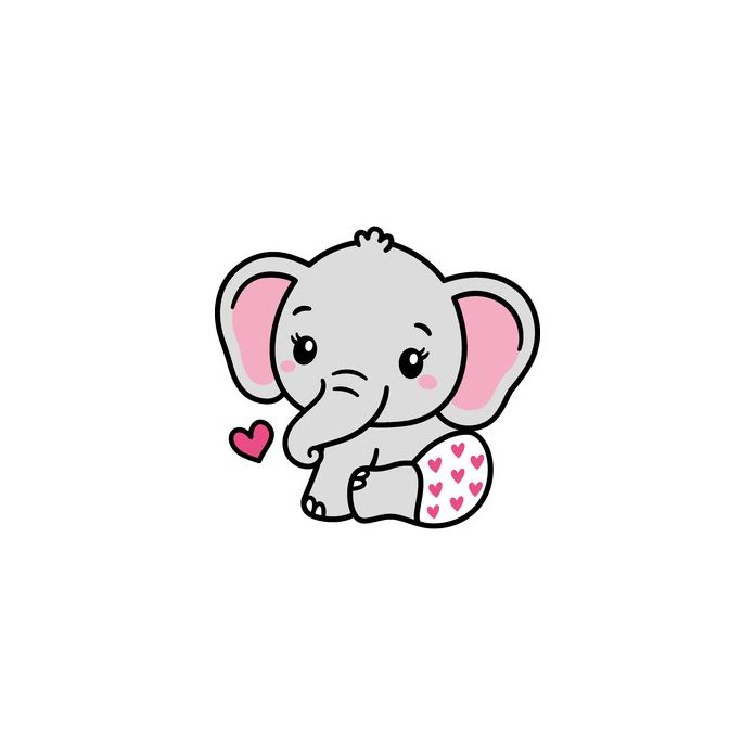 baby elephant girl