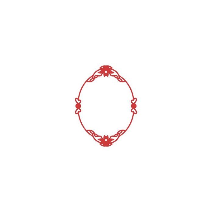 elegant red frame