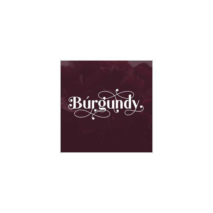 Burgundy Font