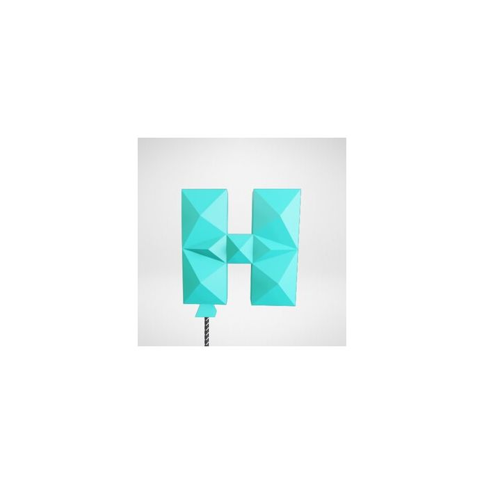 Cake topper Letter H