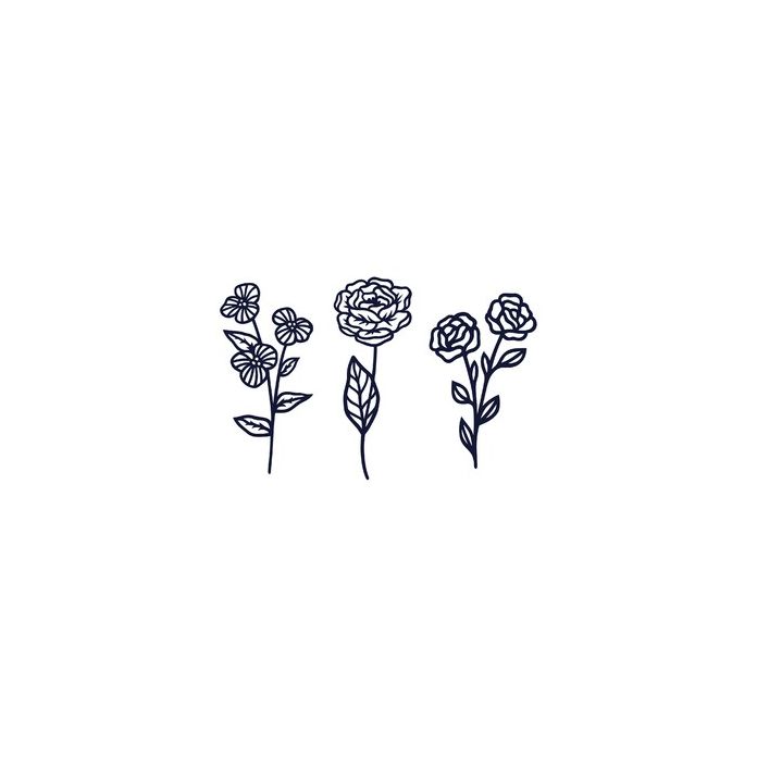 Simple flower designs