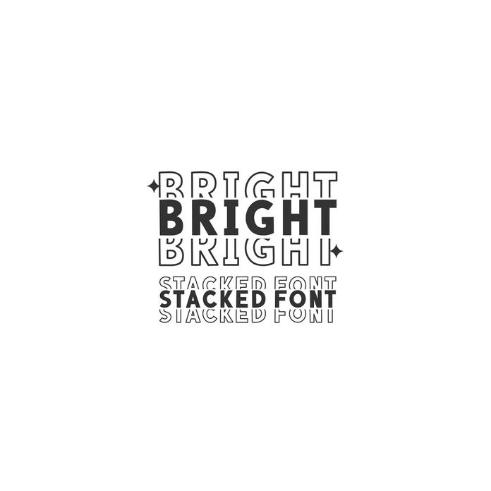 BFC Bright Stacked Sans Font