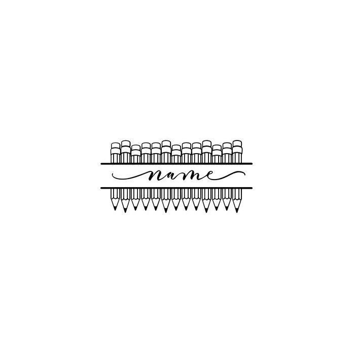 Pencil Name Plate