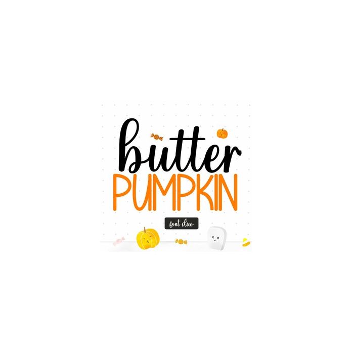 Butter Pumpkin Font Duo