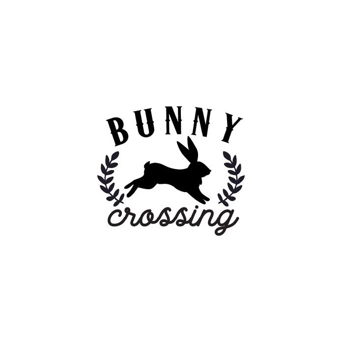 Bunny Cross Sign