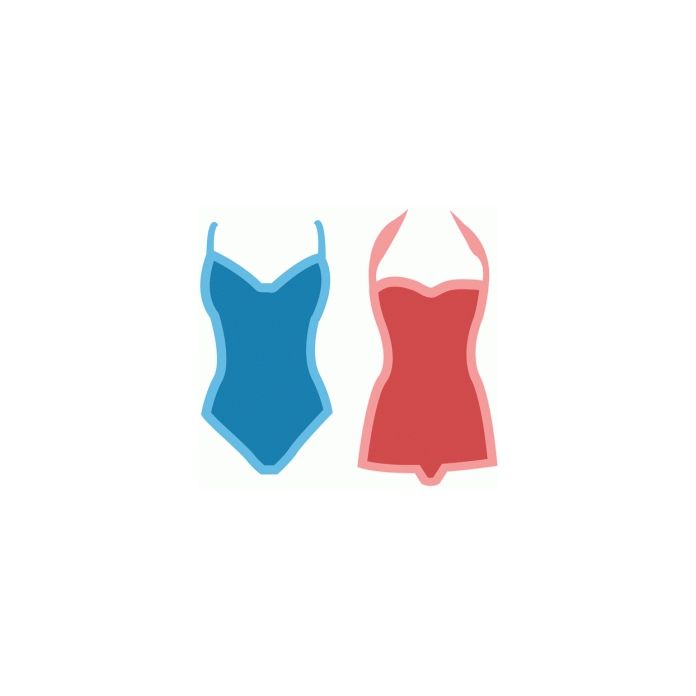 One-piece swimsuit bikini