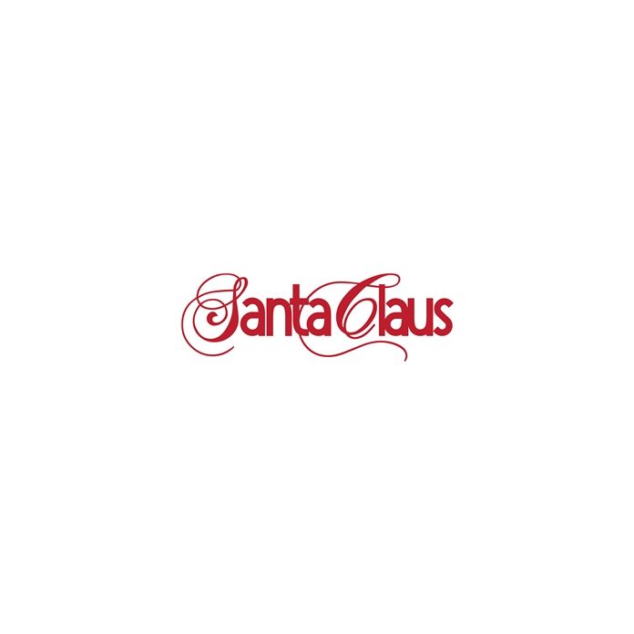 Word Santa Claus - Laser Cut Out Unfinished Wood Craft Shape XMS66