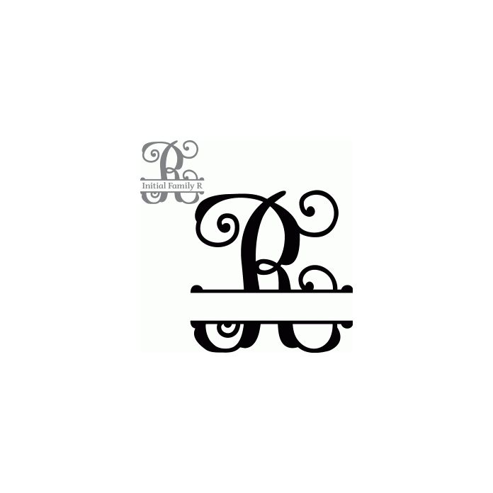 split initial letter r