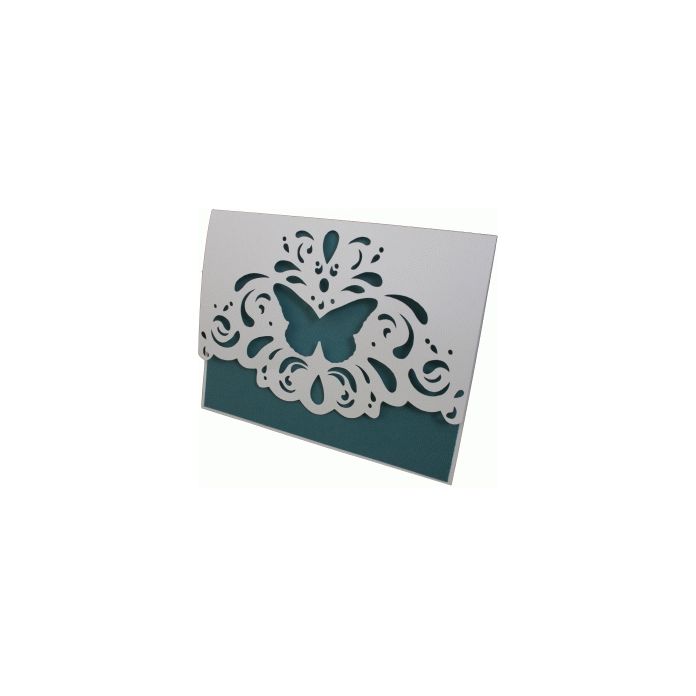 butterfly flourish foldover card