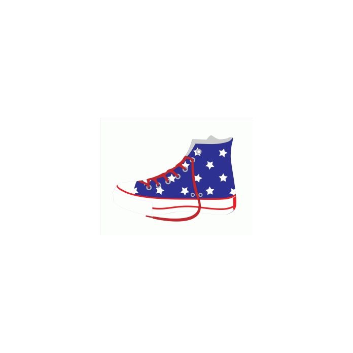 stars high top tennis shoe