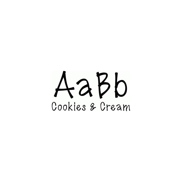 cookies and cream font