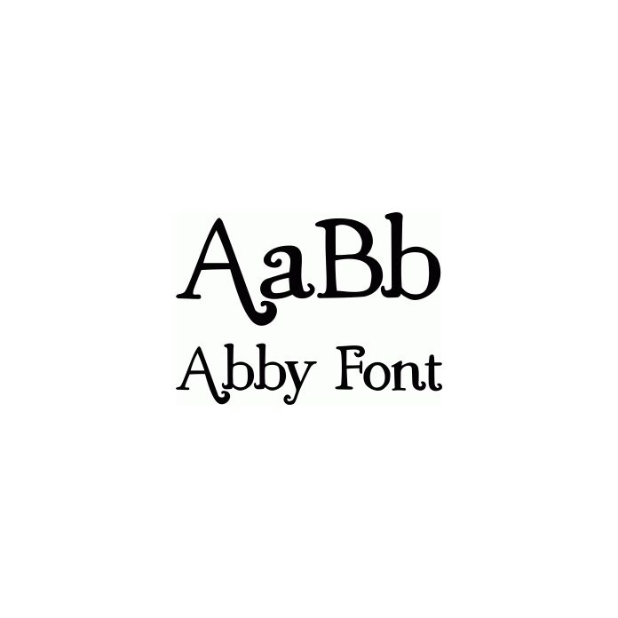 Abby Lettering lw abby font