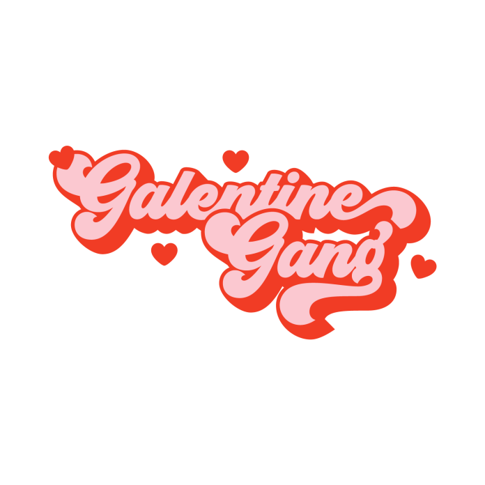 Galentine Gang SVG | Galentine's Day SVG | Valentine's Day SVG|D-1244622