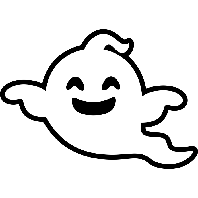 Ghost - Laser Cut Out Unfinished Wood Craft Shape FAL250 Ghost - Laser Cut Out Unfinished Wood Craft Shape FAL250