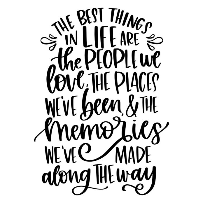 The Best Things in LifeD1228437