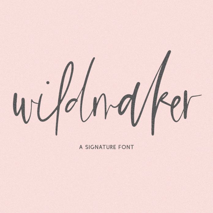 Wildmaker Script Font